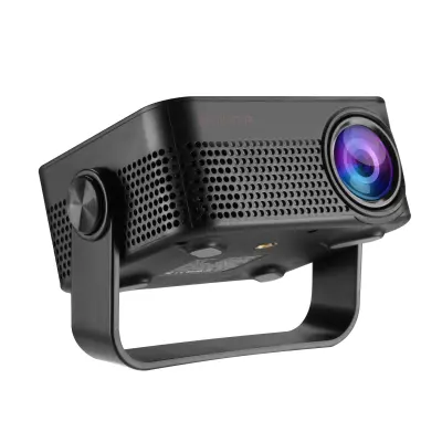 Prijenosni kućni projektor s 3D i WiFi, podrška za 1080P, HDMI/USB/TF povezivost Crna