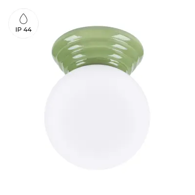 Stropna svjetiljka ZORI zelena IP44