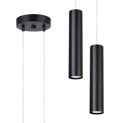 Viseća lampa LAGOS 2P crna