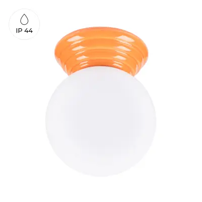 Stropna svjetiljka ZORI narančasta IP44
