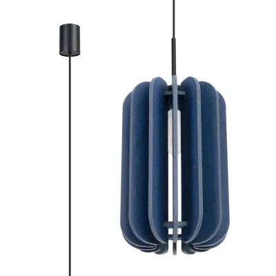 Viseća lampa MULA 27 tamnoplava