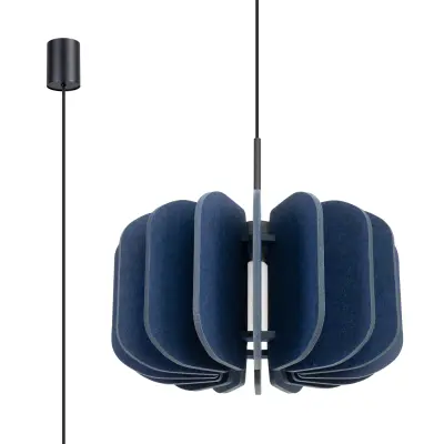 Viseća lampa MULA 45 tamnoplava