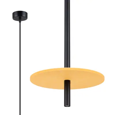 Viseća lampa FELTRO 1 crno/žuta