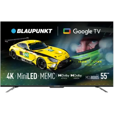 TV BLAUPUNKT 55MCG8000S, 139 cm (55") 4K, MiniLED, Google