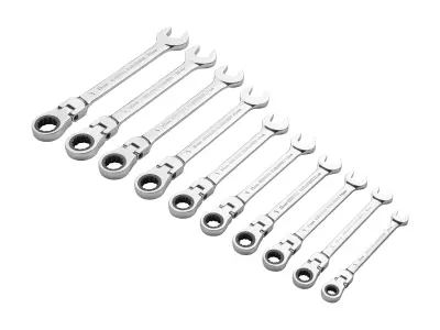 JETECH 10-dijelni. Ključarski set 8-19mm s odrazom, Chrome-Vanadij