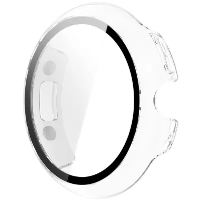 Zaštitna futrola kompatibilna s Google Pixel Watch 4 45mm - Potpuna PC + kaljeno staklo Prozirna
