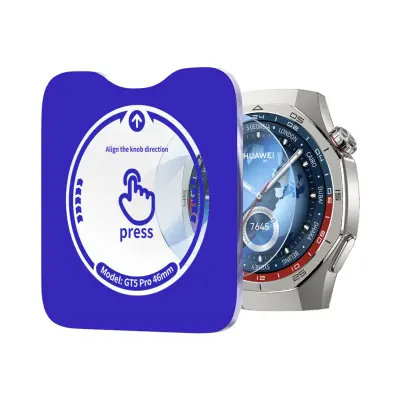 Safirni zaštitnik zaslona kompatibilan s Huawei GT5 Pro\/GT6 Pro 46mm - Prozirni, Puna pokrivenost, Otporan na ogrebotine Proziran
