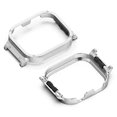 Redmi Watch 6 Kompatibilna Metalna Futrola od Nehrđajućeg Čelika (Unutarnji promjer 20 mm) Srebrna