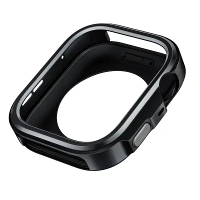 Metalna zaštitna futrola kompatibilna s Huawei Fit 4 Pro - Poluokvir od legure cinka i PC-a Crna