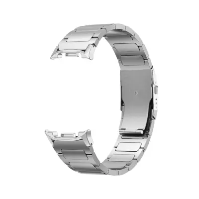 Remen od titana s dvostrukom kopčom kompatibilan sa Samsung Watch 8/8 Classic Srebrna
