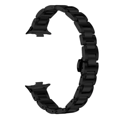 Elegantni remen za sat od nehrđajućeg čelika kompatibilan s Xiaomi 8 Pro/9 Pro i Redmi Watch 4/5 Crna