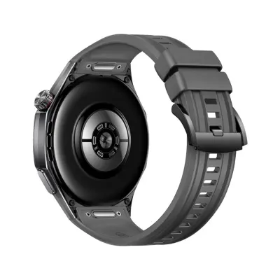Silikonska narukvica za sat kompatibilna s Huawei GT6 Pro 46mm - Stil s tipkom Siva