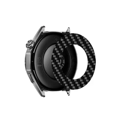 Film za poleđinu sata od karbonskih vlakana kompatibilan s Huawei GT5 41mm - Protiv ogrebotina, Mat završna obrada (2 komada) Crna