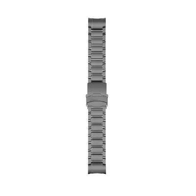 22mm remen od titana s brzim otpuštanjem i zakrivljenim krajem, kompatibilan s Garmin Quatix 8 i Fenix 7 Marq 2 Siva