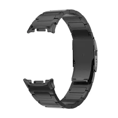 Remen od titana s dvostrukom kopčom kompatibilan sa Samsung Watch 8/8 Classic Crna