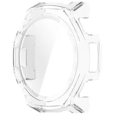Zaštitna PC futrola s kaljenim zaštitnim staklom za zaslon, kompatibilna s Amazfit T-Rex 3 Pro (44mm) Prozirna