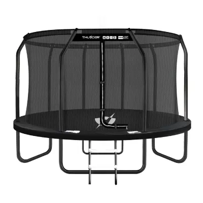 Vrtni trampolin – 427 cm, s unutarnjom zaštitnom mrežom, ljestvama, setom THUNDER® ELITE 14FT