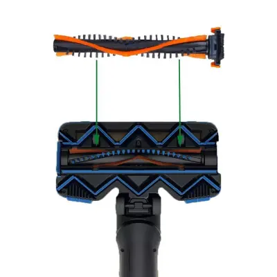 Zamjenska роликовая četka s kutijom kompatibilna s Philips SpeedPro Max usisavačem Višebojno