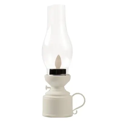 LED starinska petrolejka | VINTALUM Bijela