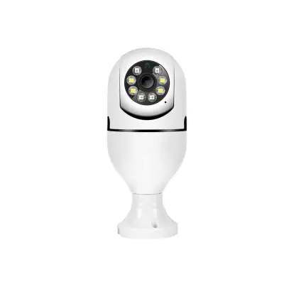 E27 Bulb Security Camera - Bijela, 1080p WiFi nadzor s noćnim vidom Bijela