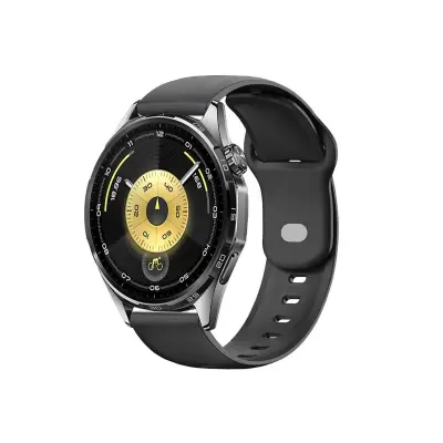 Narukvica od fluoroelastomera od 22 mm kompatibilna s Huawei GT6 Pro & GT5 - Više boja Crna
