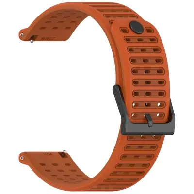 Narukvica za sat od tekućeg silikona širine 22 mm, kompatibilna sa Suunto Vertical 2 - Više boja Narančasta