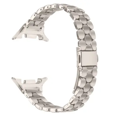 Elegantni remen od nehrđajućeg čelika s biserima, kompatibilan sa Samsung Galaxy Watch 8/8 Classic Starlight