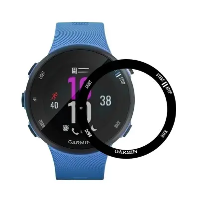Kompozitni materijal Puno ljepilo Crni 2-paketni zaštitnik zaslona kompatibilan s Garmin Vivoactive 4S Crna