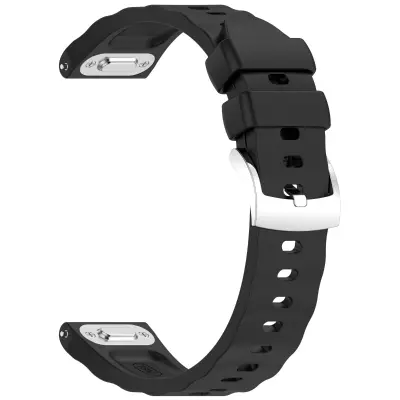 Zamjenska silikonska narukvica kompatibilna s Huawei Watch GT6 46mm - Crna Crna