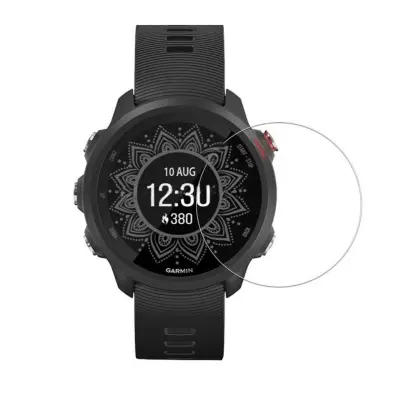 2-paket zaštitnika zaslona od kaljenog stakla za zaštitu očiju sa zakrivljenim rubom kompatibilan s Garmin Vivoactive HR Proziran