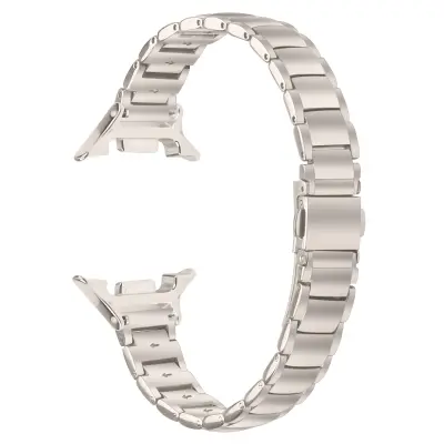 Elegantni remen od nehrđajućeg čelika s trostrukim perlama, kompatibilan sa Samsung Galaxy Watch8/8 Classic Starlight