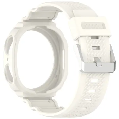 TPU remen kompatibilan sa Samsung Galaxy Watch 8 - Integrirani dizajn, kopča od nehrđajućeg čelika Starlight