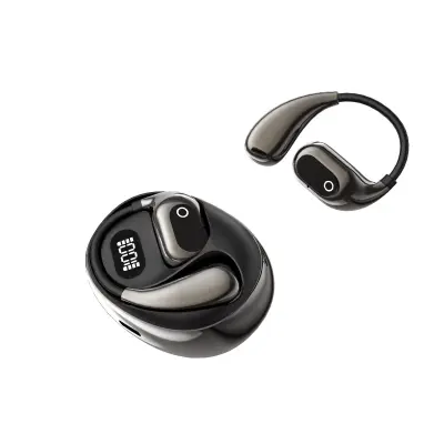 Smart AI Translation Bluetooth Earphones - Real-time 156 Languages Translation, Compatible with All Bluetooth Devices Crna