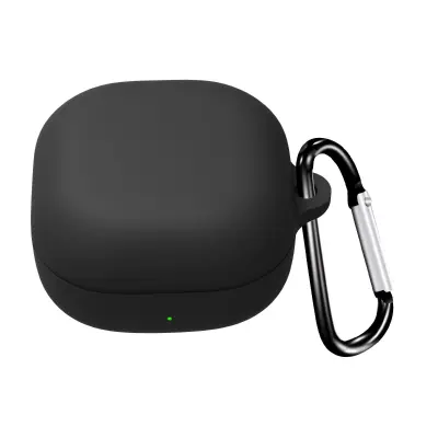 Silikonska zaštitna futrola kompatibilna s Bluetooth slušalicama Samsung Buds Core - otporna na udarce i prašinu Crna