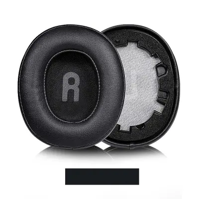 Set crnih jastučića za uši i poklopca trake za glavu od proteinske kože kompatibilan sa JBL TUNE T700BT, T710, T720, T750BTNC, T760NC slušalicama (Set