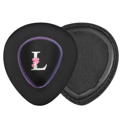 Zamjenski jastučići za uši kompatibilni s ASUS ROG Prism 2 & ROG Delta II gaming slušalicama - Ledeni materijal, Crna/Ljubičasta Crna/Ljubičasta
