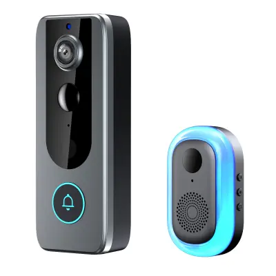 Pametno HD bežično video zvono (M20) s 32GB TF karticom - daljinsko praćenje i dvosmjerni audio Crna