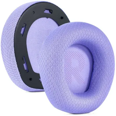 2 kom. Ljubičasti jastučići za uši od mrežice za nogomet kompatibilni s JBL Quantum 100 - Zamjenski jastučići za uši Ljubičasta