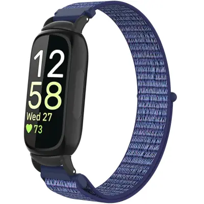 Najlonska omča na čičak kompatibilna s Fitbit Inspire 3 Plava