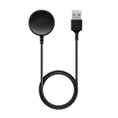 Zamjenski punjač kompatibilan sa Samsung Galaxy Watch serijom - 1M USB-A kabel za punjenje Crna