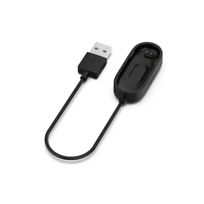 Xiaomi Mi Band 4 kabel za punjenje - 20 cm zamjenski kabel Crna