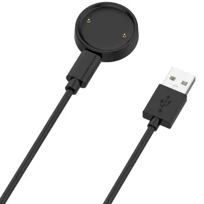 Punjač za pametni sat za Active2/BIP6 - Kabel od 100 cm Crna