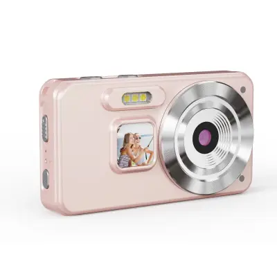 Digitalni fotoaparat visoke razlučivosti CCD sa zaslonom od 2,8 inča i TF karticom od 32 GB Ružičasta