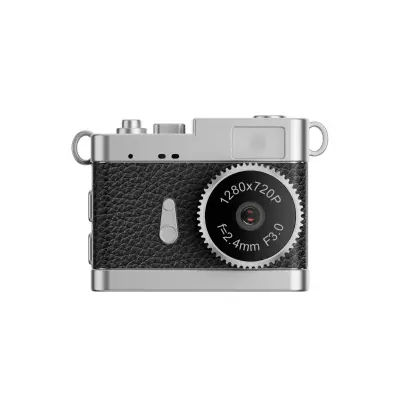 Prijenosna Mini Vlog Kamera: 1080P HD Video, 0,96" IPS Zaslon, LED Svjetlo Crna