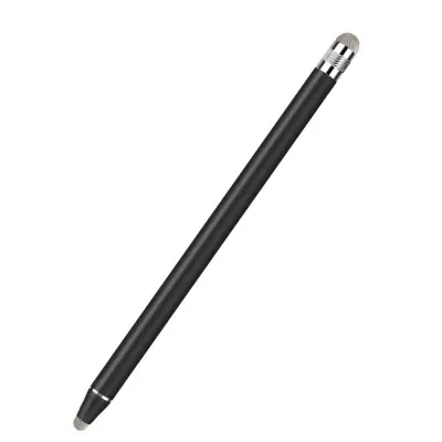 Universal Dual Tip Capacitive Stylus Pen for iPad/Smartphones/Tablets Crna