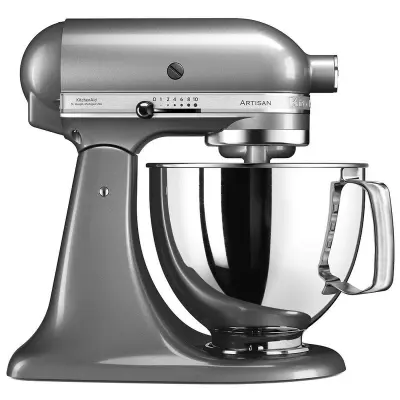 Kuhinjski robot KitchenAid 5KSM125ECU Artisan 4,8 L sivo srebrn