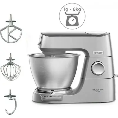 Kenwood KVC65.001SI kuhinjski robot s posudom od 5 L i profesionalnim motorom