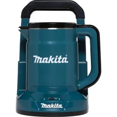 Makita KT001GZ bežični električni kuhalo za vodu, 0,8 l, crno i plavo