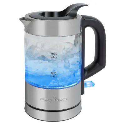 Bomann DA stakleno kuhalo za vodu 0,5 L PC-WKS 1228 G inox