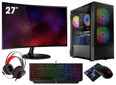VIST Kit R7 5700G 16GB RX VEGA8 SSD 1TB WIFI Win11 27"